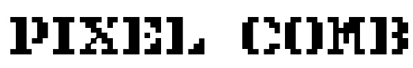 Pixel Combat font preview